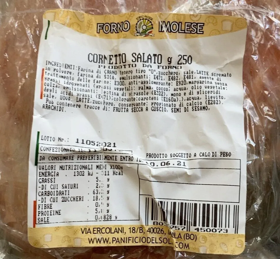 Cornetto salata