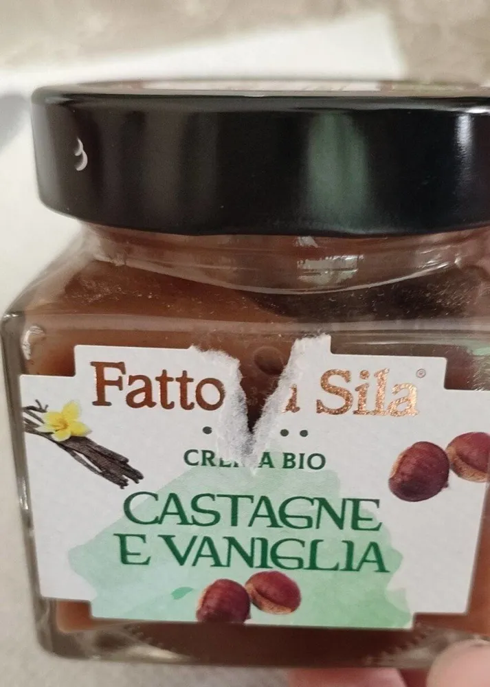 Crema bio castagne e vaniglia