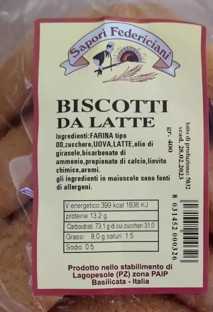 Biscotti da latte