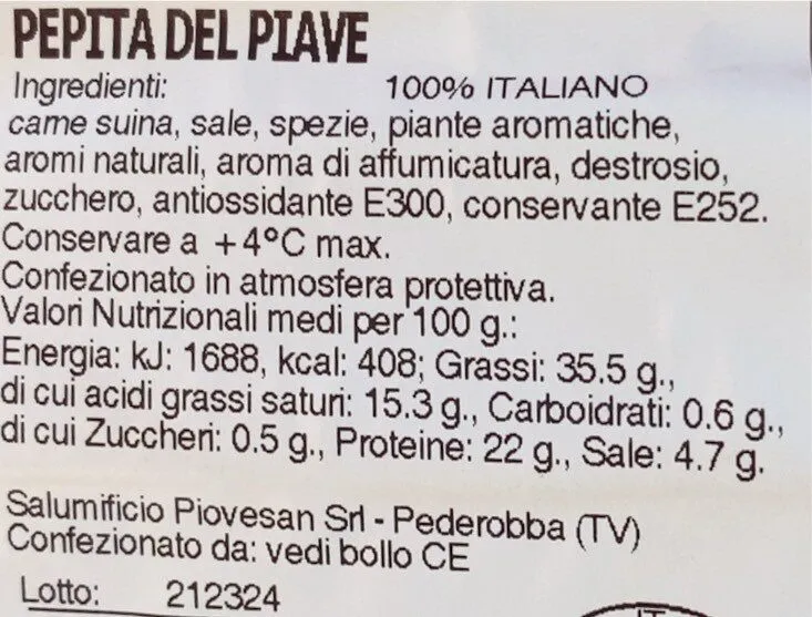 pepita del pane