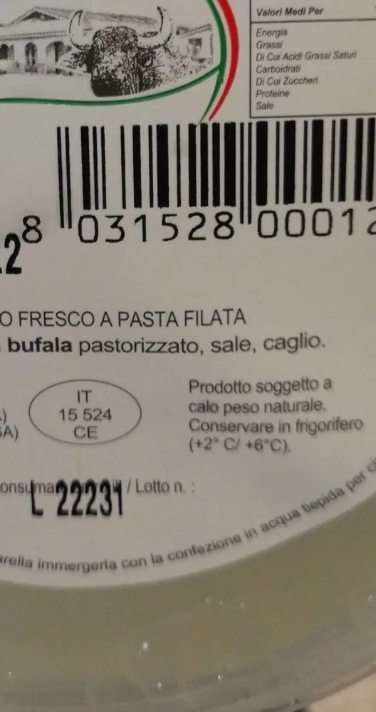 Mozzarella di bufala campana
