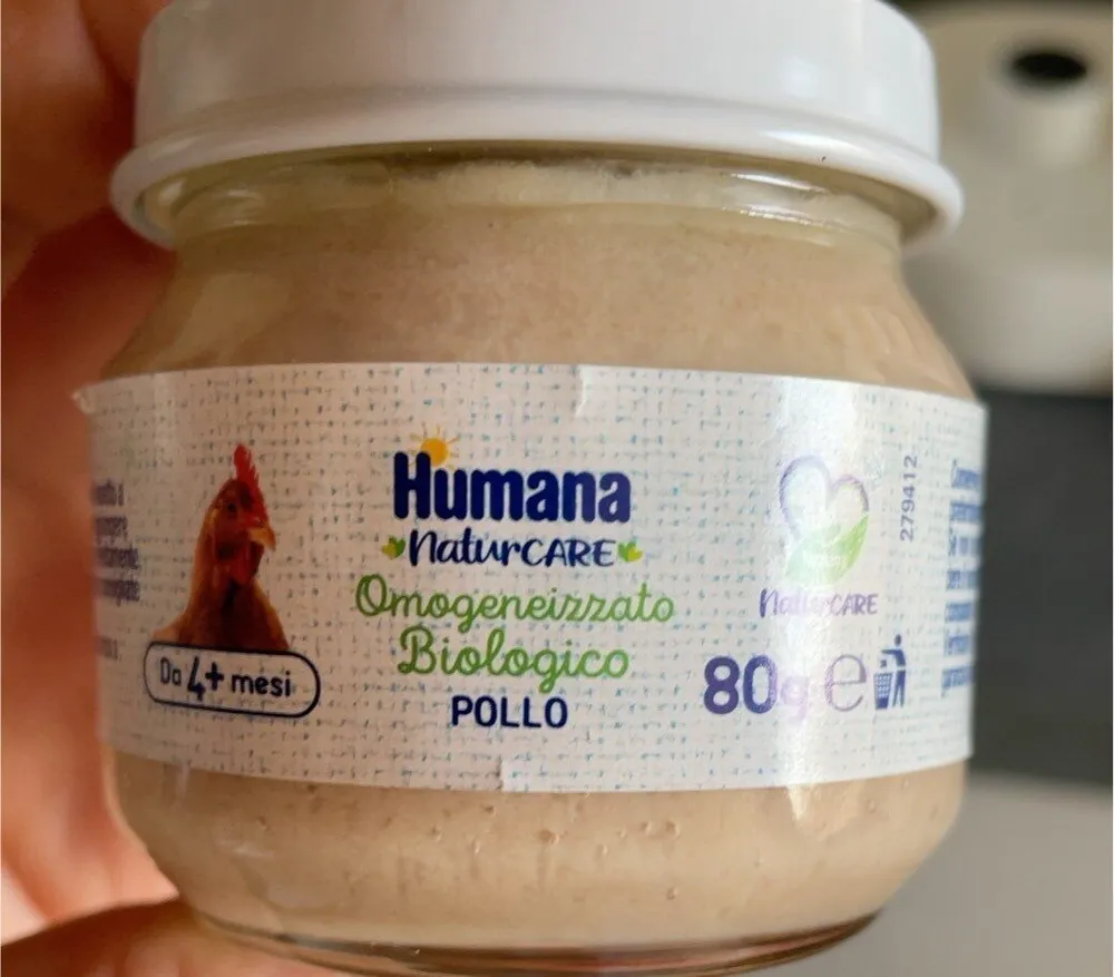 Pollo omogenizzato biologico