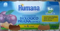 Omogeneizzato biologico prugna con mela