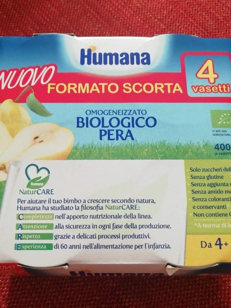 Humana omogeneizzato pera