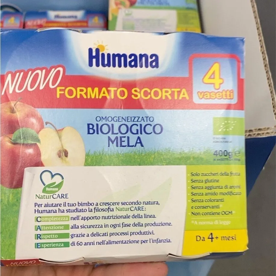 Omogeneizzato biologico mela