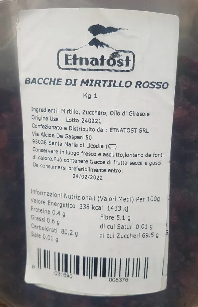 Mirtillo rosso