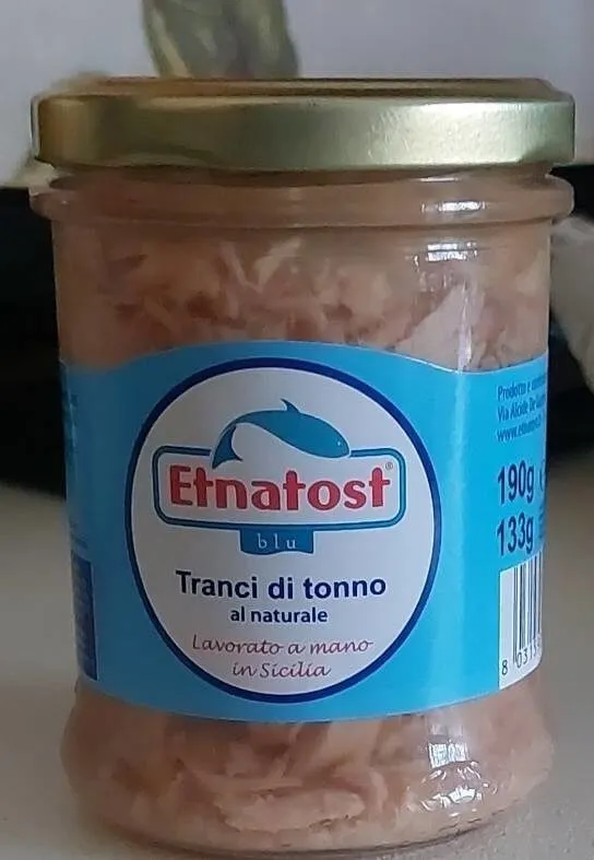 Tranci di tonno al naturale