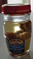Filetti di acciughe arrotolate in olio di semi di girasole