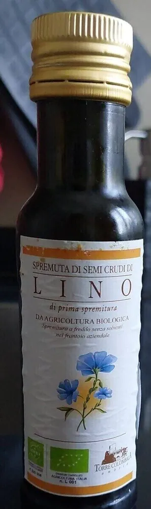 Spremuta di semi crudi di lino