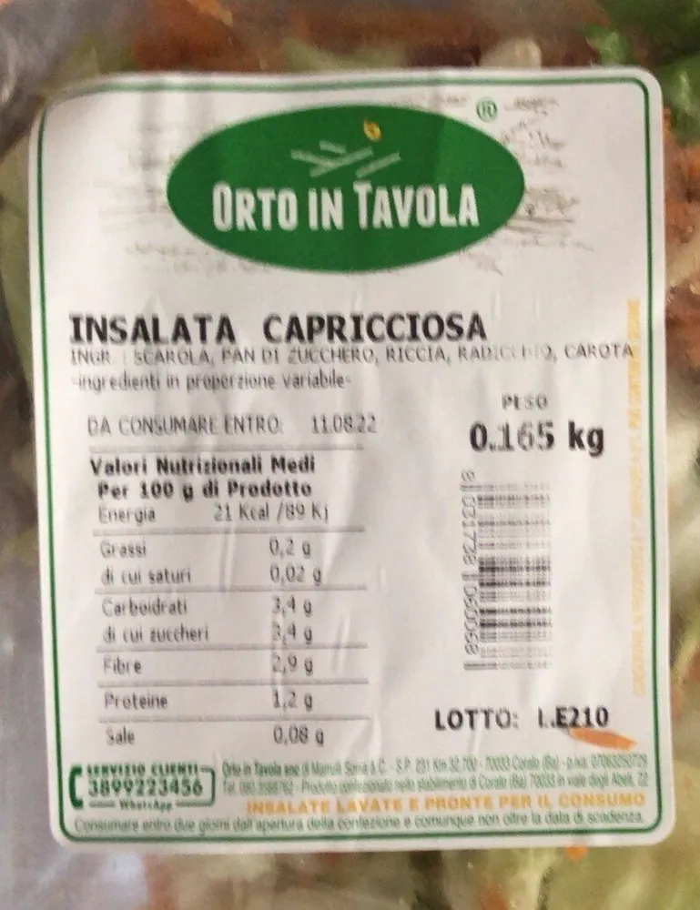 insalata capricciosa