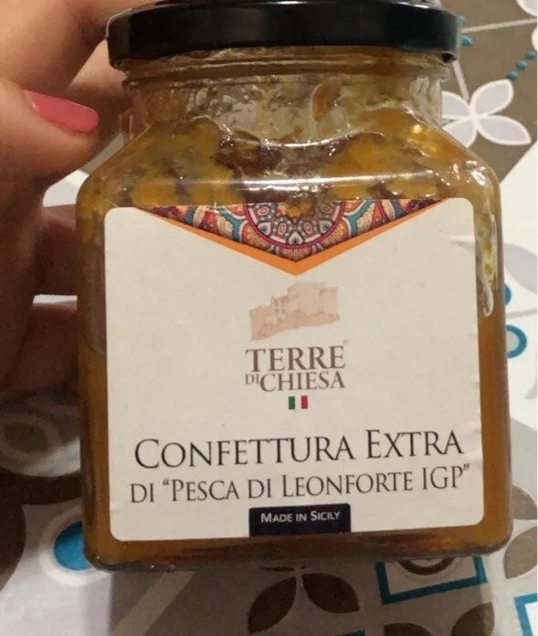 Confettura extra di “Pesca di leonforte igp”