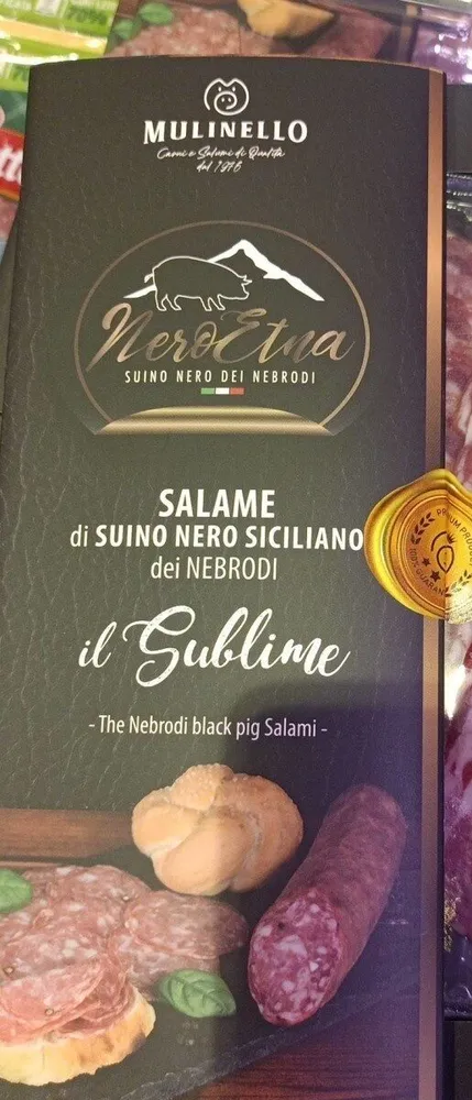 Salame di suino nero siciliano dei Nebrodi
