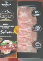 Coppa di suino nero siciliano nero Etna