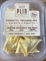 Pansotti triangolari ricotta e erbette