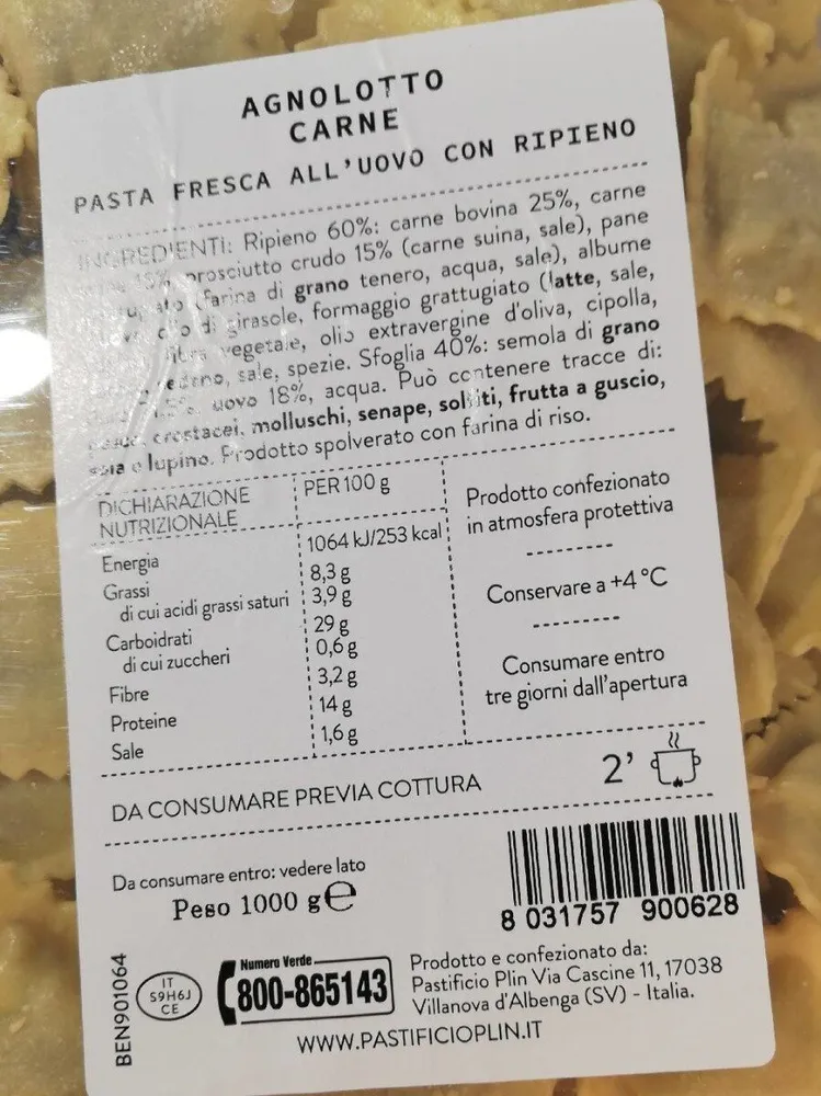 Agnolotto carne