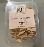 Ravioli con branzino