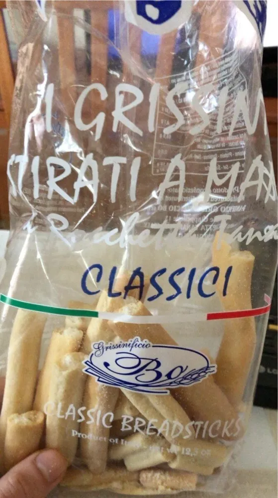 Grissini stirato a mano