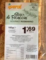 Strisce di focaccia