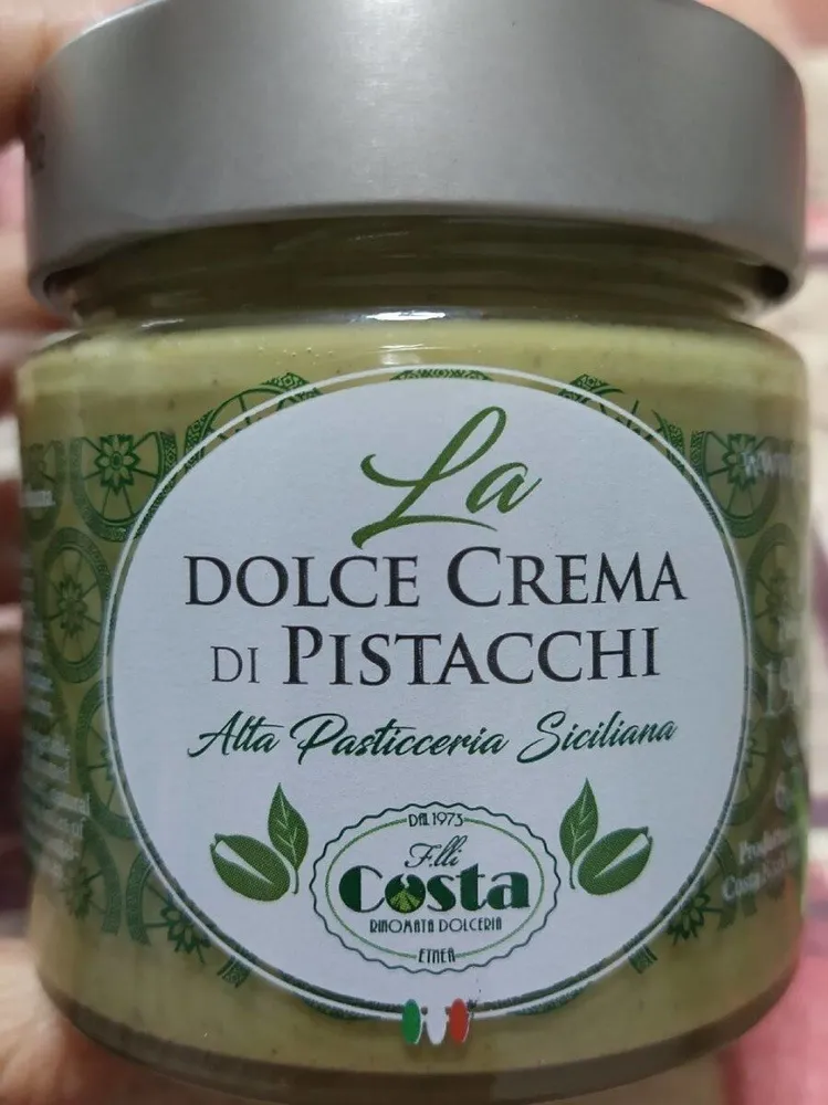 La dolce crema di pistacchi