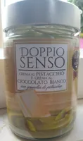 Doppio senso crema al pistacchio e crema al cioccolato bianco