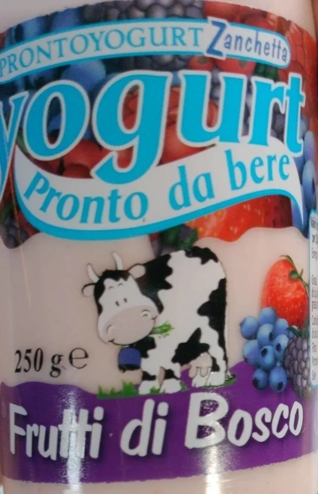 PRONTO YOGURT ZANCHETTA Frutti di Bosco