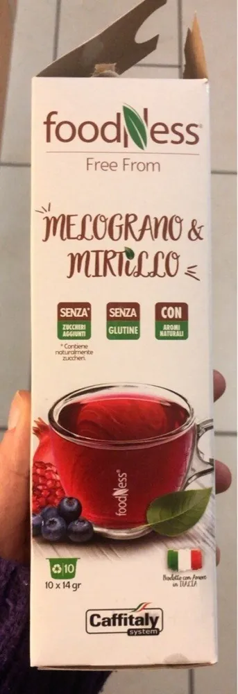 melograno e mirtillo