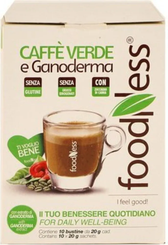 Caffe verde e ganoderma confezione