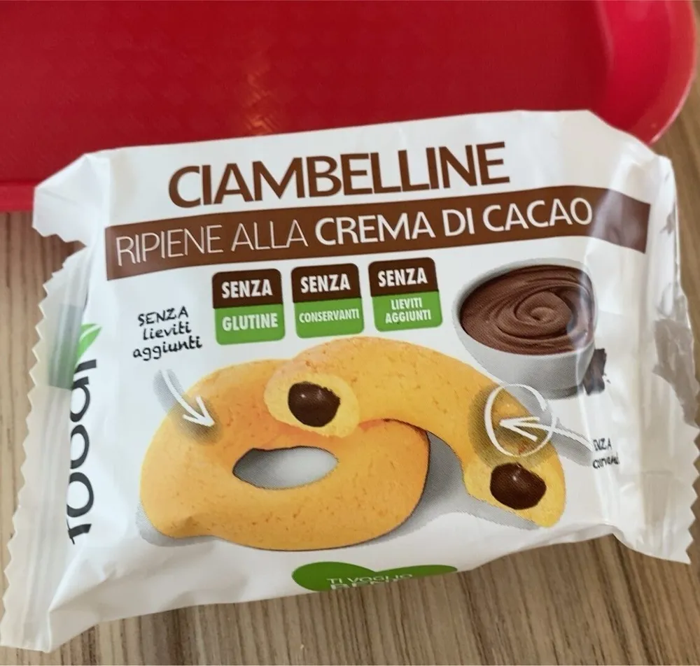 Ciambelline ripiene alla crema al cacao