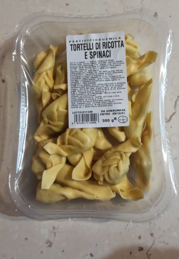 Tortelli di ricotta e spinaci