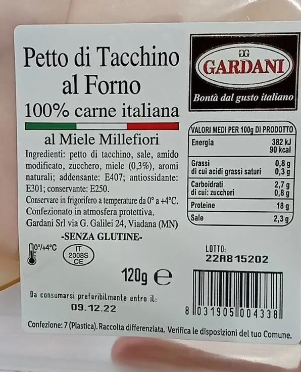 Petto di tacchino al forno