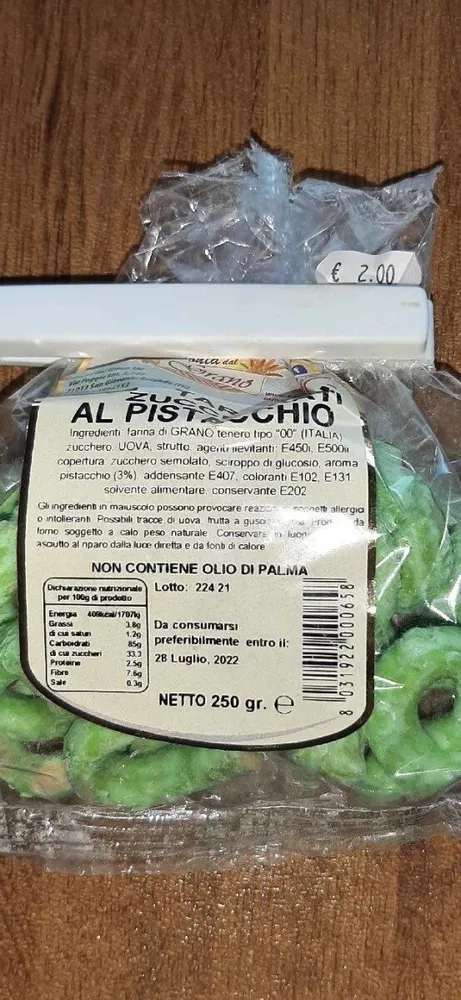 Tarallini Zuccherati al pistacchio