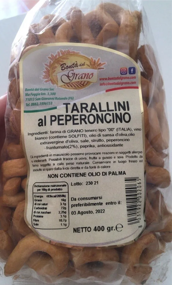 Tarallini al peperoncino