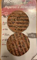 Burger vegani peperoni e melanzane