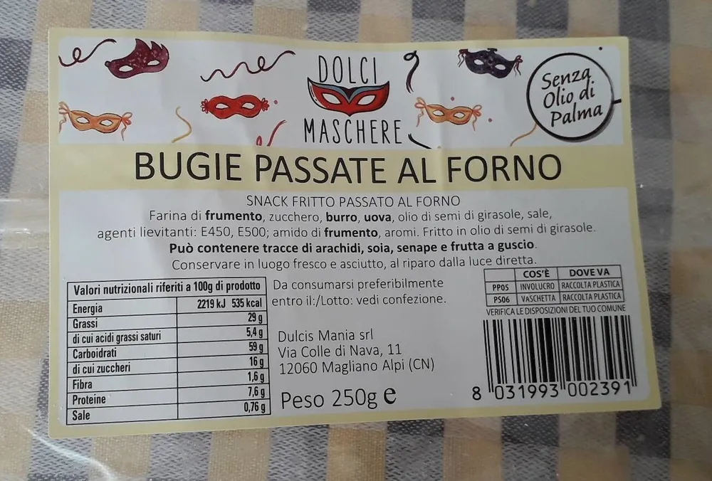 Bugie passate al forno