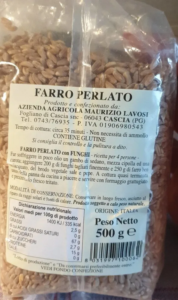 Farro perlato