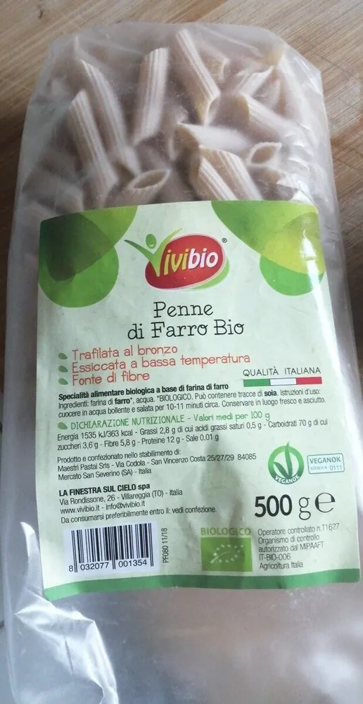 Penne farro