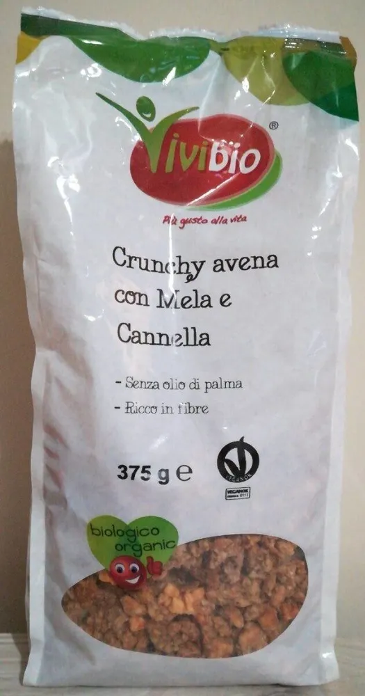 Crunchy avena con mela e cannella