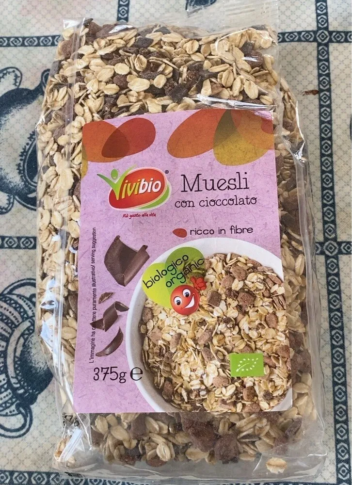 Muesli con cioccolato