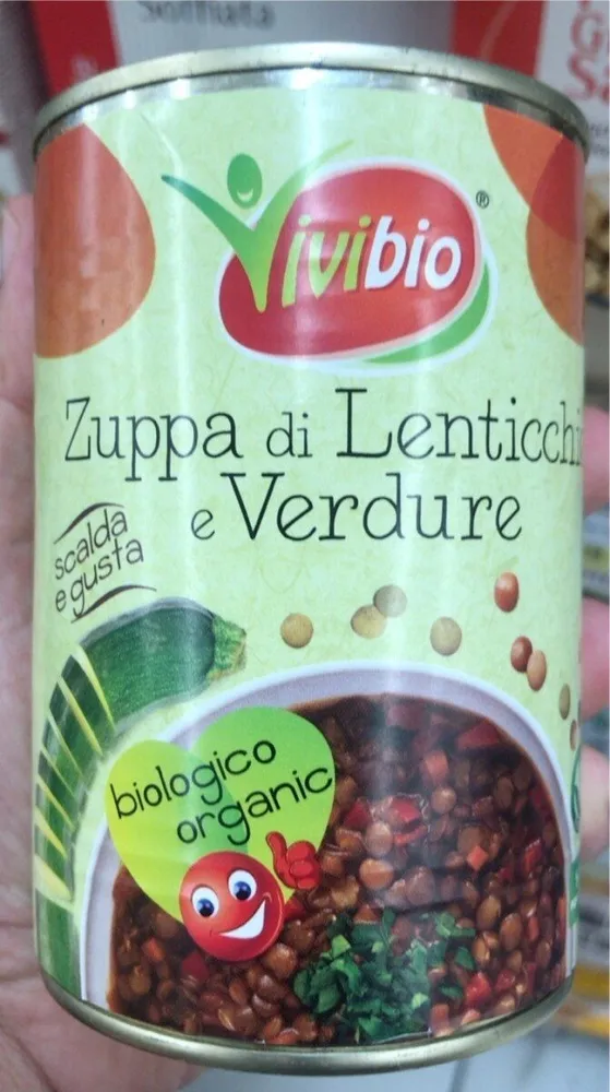 Zuppa di lenticchie e verdure
