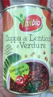 Zuppa di lenticchie e verdure