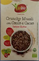 Crunchy muesli con cocco e cacao