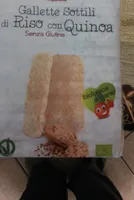 Gallette sottili riso con quinoa