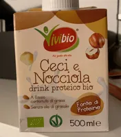 Ceci e nocciola drink proteico