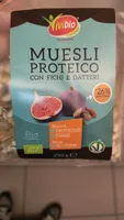 Muesli proteico con fichi e datteri