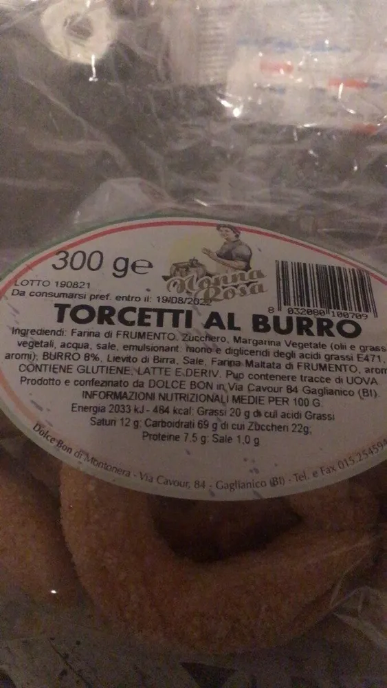 Torcetti al burro