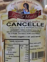 CANCELLE aglio olio e peperoncino
