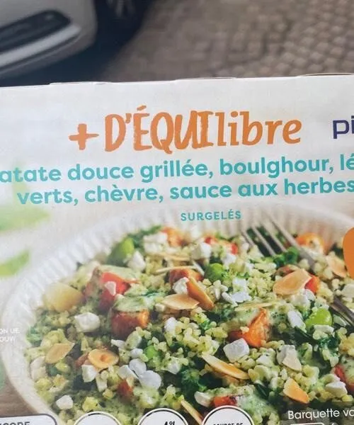 Patate douce boulgour légumes