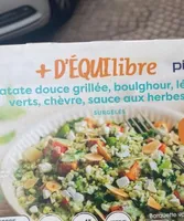 Patate douce boulgour légumes