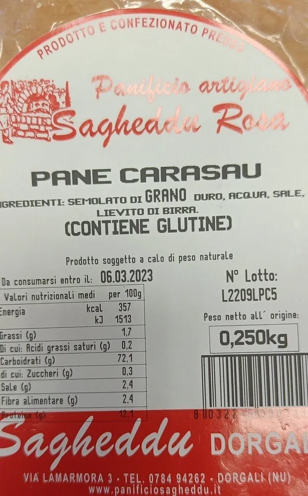 Panel Carasau