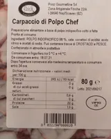 Carpaccio di polpo Chef